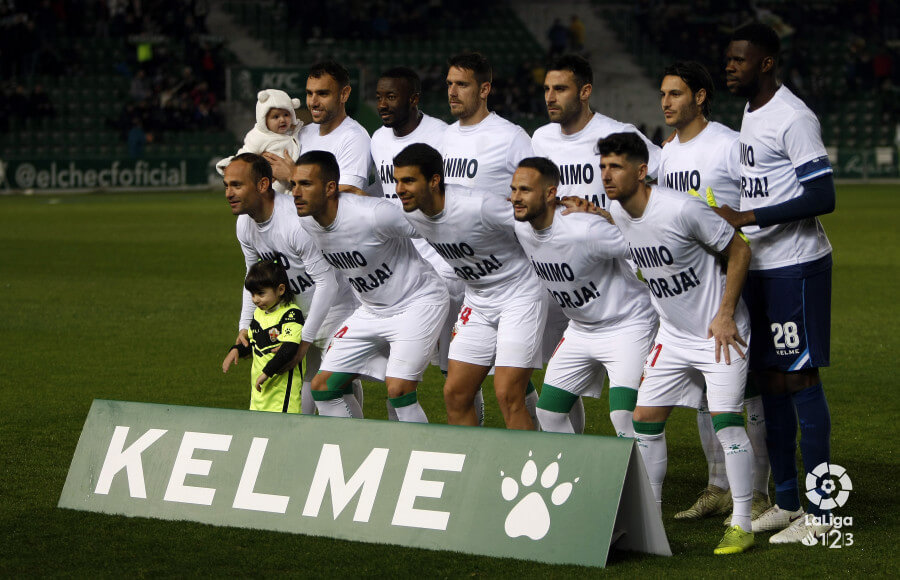 Once inicial del Elche ante el Almería / LFP